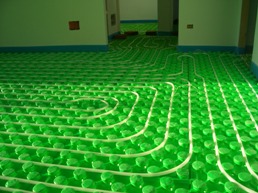 realizzazione pavimento radiante
